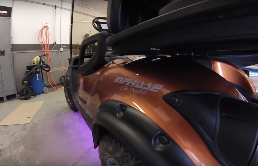 Balls Out Motors Golf Cart Custom Audio & LIGHTING INSTALL InPhase