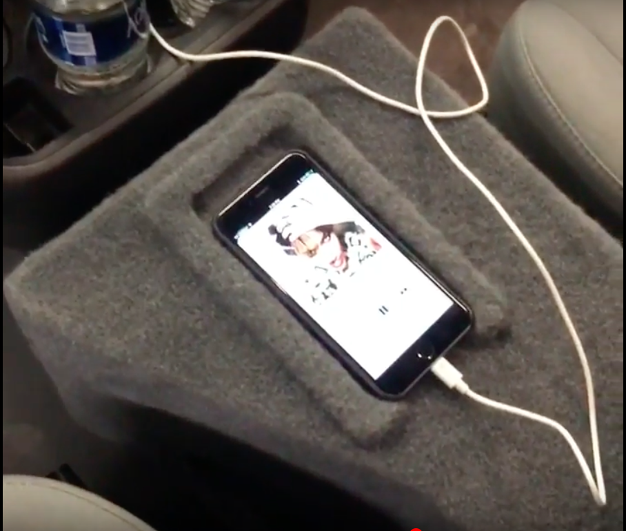 Custom Center Console Enclosure InPhase Car Audio